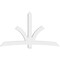 Ekena Millwork Davenport Architectural Grade PVC Gable Bracket, 96"W x 56"H x 4"D x 6"F, 14/12 Pitch GBP096X56X0406DAV00 - alternate 5